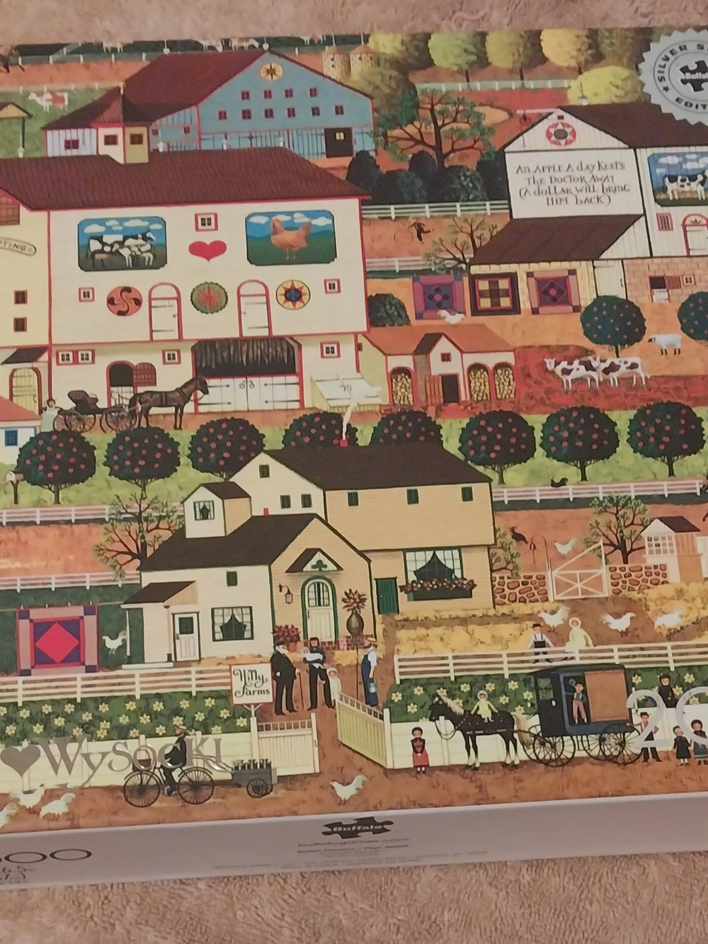 Buffalo David Bitton Multicolor Farmhouse Scene Wallpaper